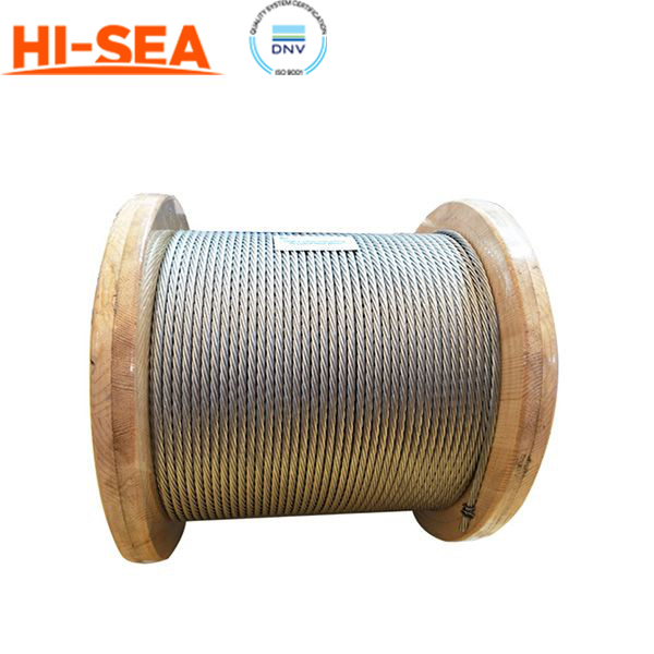 6×55SWS Galvanized Large Diameter Steel Wire Rope for Hoisting